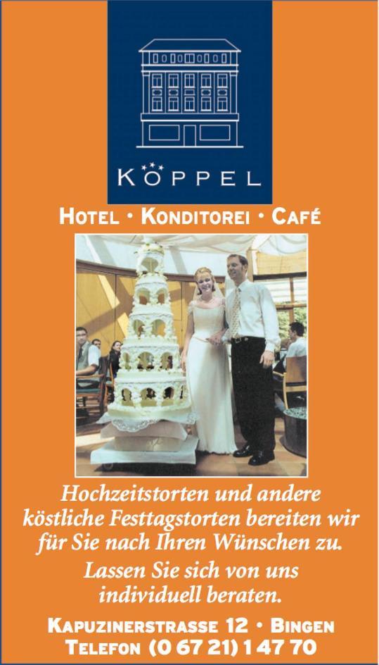 Hotel Café Konditorei Köppel Bingen am Rhein Exterior foto